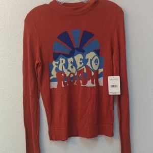 Mock neck long sleeve sweater